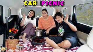 CAR PICNIC  Family Comedy Challenge  Living inside the Car  Aayu and Pihu Show [upl. by Matless899]