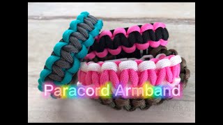 DIY Paracord Armband  einfach erklärt [upl. by Afatsuom]