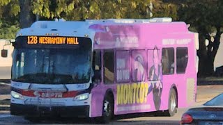 Septa bus action at Neashminy Mall with Start up [upl. by Assadah468]