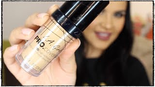 LA Girl HD Pro Coverage Illuminating Foundation Reseña Mytzi Cervantes [upl. by June]