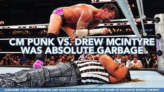 CM Punk vs Drew McIntyre Was Absolute Garbage WWE SummerSlam 2024 Reaction amp Review [upl. by Aleahs]