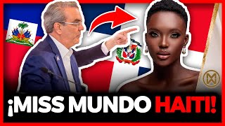 EL COLMO HAITIANA PARTICIPA EN MISS MUNDO DOMINICANA APROPIACIÓN CULTURAL APROBADA POR ABINADER [upl. by Gemini]