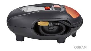 OSRAM TYREinflate 1000 Rapid tyre inflator with windup cable large digital display and LED light [upl. by Elmer]