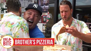 Barstool Pizza Review  Brothers Pizzeria Houston TX [upl. by Joyan819]