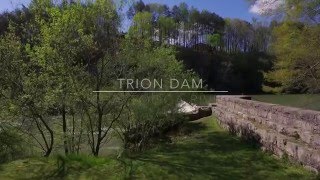 Up close and personal with the Trion Dam on the Chattooga River [upl. by Einnov]