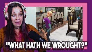 Bartender Reacts what have we done the sims 4 but i give birth to a baby every hourGrayStillPlays [upl. by Nuahsor]