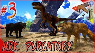 🐗 ARK  PURGATORY 🐰 3 ►ON APPRIVOISE DU CARNIVORE PANTHÈRE amp VÉLOCIRAPTOR FR [upl. by Farra]