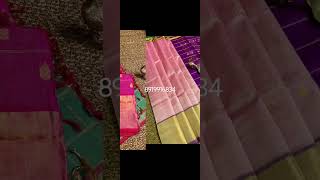 Pure Handloom Venkatgiri Pattu by cotton Sarees With Zari Woven contrast Kaddi Border 3650amp [upl. by Tressia]