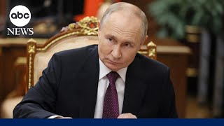 Putin issues new threats in wake of new hypersonic missile strike [upl. by Attekram72]