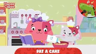 PAT A CAKE  Nursery Rhymes  HapeeCapee [upl. by Sil]