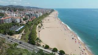 Calella Spain  Full 4K 60fps drone flyby [upl. by Kramlich]