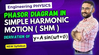 Phasor Diagram in SHM  Simple Harmonic Motion  Btech  Bsc  Class 11 Physics Oscillations  JEE [upl. by Leuamme940]