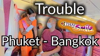 Flying from Phuket To Bangkok Trouble flight Travel to Suvarnabhumi Airport Thailand Now 2022 [upl. by Rramel873]