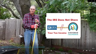 IRS Does Not Share Tax Return Income With Covered California [upl. by Enelkcaj840]