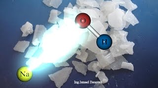 Sodium Hydroxide NaOH 3D Ionic Compound [upl. by Carrel]