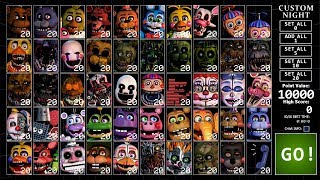 Ultimate Custom Night Main Menu Soundtrack OST  Eisoptrophobia  1 HOUR [upl. by Rochester]