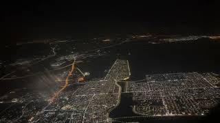 Flying over Dammam Bahrain bahrain dammam amazing night view  raat me kesa view he DammamBahrain [upl. by Ernest]