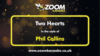 Phil Collins  Two Hearts  Karaoke Version from Zoom Karaoke [upl. by Petigny]