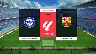 PES 2013 LALIGA  Deportivo Alavés vs FC Barcelona [upl. by Elane]