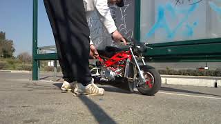 Pocket bike mt4 Blata préparer [upl. by Lidah457]