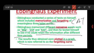 Ebbinghaus Forgetting Curve [upl. by Narmis]