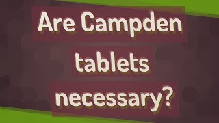 Are Campden tablets necessary [upl. by Lieno]