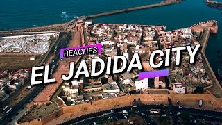 EL JADIDA CITY  VERY BEAUTIFUL BEACHES [upl. by Yrrap446]