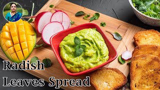 How to Make a Flavorful Radish Leaves and Potato Spread  Moms Magical Kitchen  Healthy Mooli Leaf [upl. by Butta]