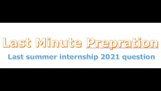 Google SWE New Grad 2021  Discuss Previous Summer Internship Question [upl. by Pubilis]