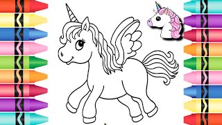 Unicorn 🦄 drawing 🎨🖌️  My little pony cartoons  episode26  Colouring 🌈✨ craft [upl. by Ainotal]