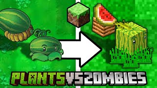 Plants vs Zombies Minecraft Mod Gameplay Video [upl. by Waldemar369]