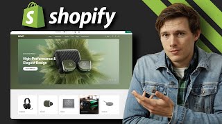 Shopify Store Design Tutorial 2024  Full Website Guide [upl. by Volin591]