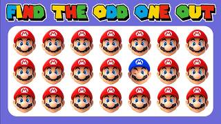 Find the ODD One Out  Super Mario Edition 🍄 Super Mario Bros Movie [upl. by Viafore]