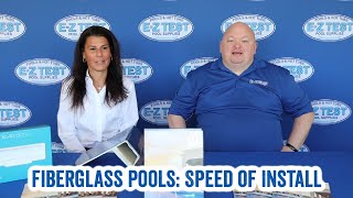 Latham Fiberglass Pools Speed of Installation💦😁 [upl. by Merfe]