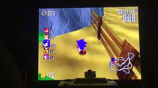 Sonic R PS2  Out Of Bounds in Resort Island [upl. by Hluchy495]