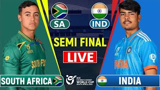 India Under19 vs South Africa Under19  1st Semi Final MATCH ICC Under 19 World Cup 2024 Live [upl. by Moran740]