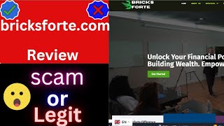 bricks forte Review THIS IS A SCAM Scammed By bricksfortecom  Scam or Legit Report Them Now [upl. by Hose]