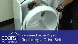 How to Replace a Kenmore Electric Dryer Drive Belt [upl. by Ceciley]