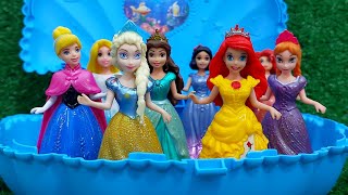 75 Minutes Disney princesses Collection ASMR Satisfying Unboxing Disney Princss Doll DIY Miniature [upl. by Uella]