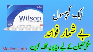 wilsop 60 mg uses in urduDexlansoprazole Reduce stomach acidity  How to use side effects [upl. by Plossl]