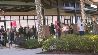 Black Friday shoppers line up before dawn at Sawgrass Mills [upl. by Cara139]