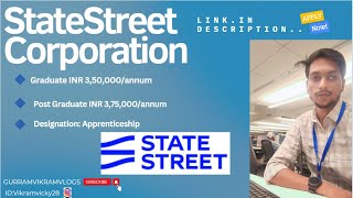 State Street CorporationApprenticeshipworkfromofficejobs freshersjobs [upl. by Urquhart]