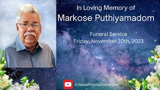 Markose Puthiyamadom Funeral Service [upl. by Gnaig]