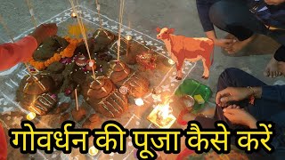 गोवर्धन पूजा 2024 govardhan [upl. by Jadd]