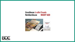 Encolleuse Rembordeuse MAXIT 620 et MAXIT 920 [upl. by Peonir]