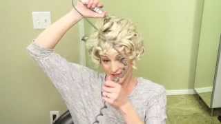 How to Curl Short hair  Curly Hair Youtube Tutorial [upl. by Emmy]