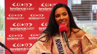 Youssra Askry Miss Normandie 2021 se confie à Tendance Ouest [upl. by Cara480]