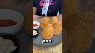 COXINHA COM MASSA DE BATATA SEM FARINHA E SEM LEITE 😱🤤 [upl. by Silvers]