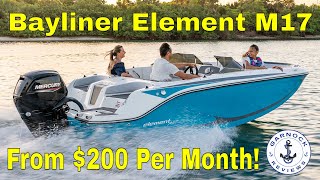 2022  Bayliner Element M17 Deck Boat [upl. by Cindy]