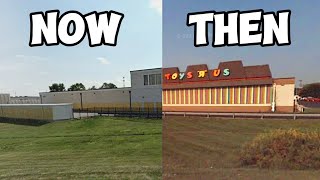 toys r us locations then vs now [upl. by Annaed]